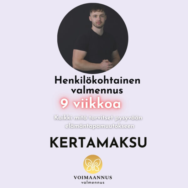 9 viikon valmennus - kertamaksu